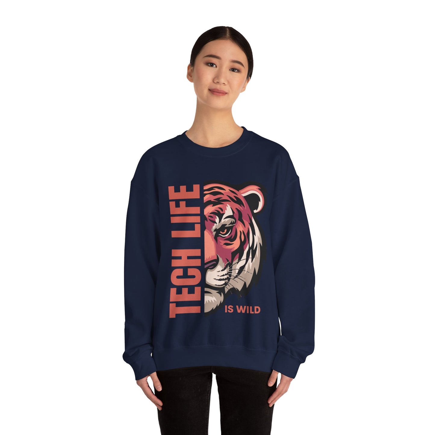 Tech Life is Wild Crewneck Sweatshirt