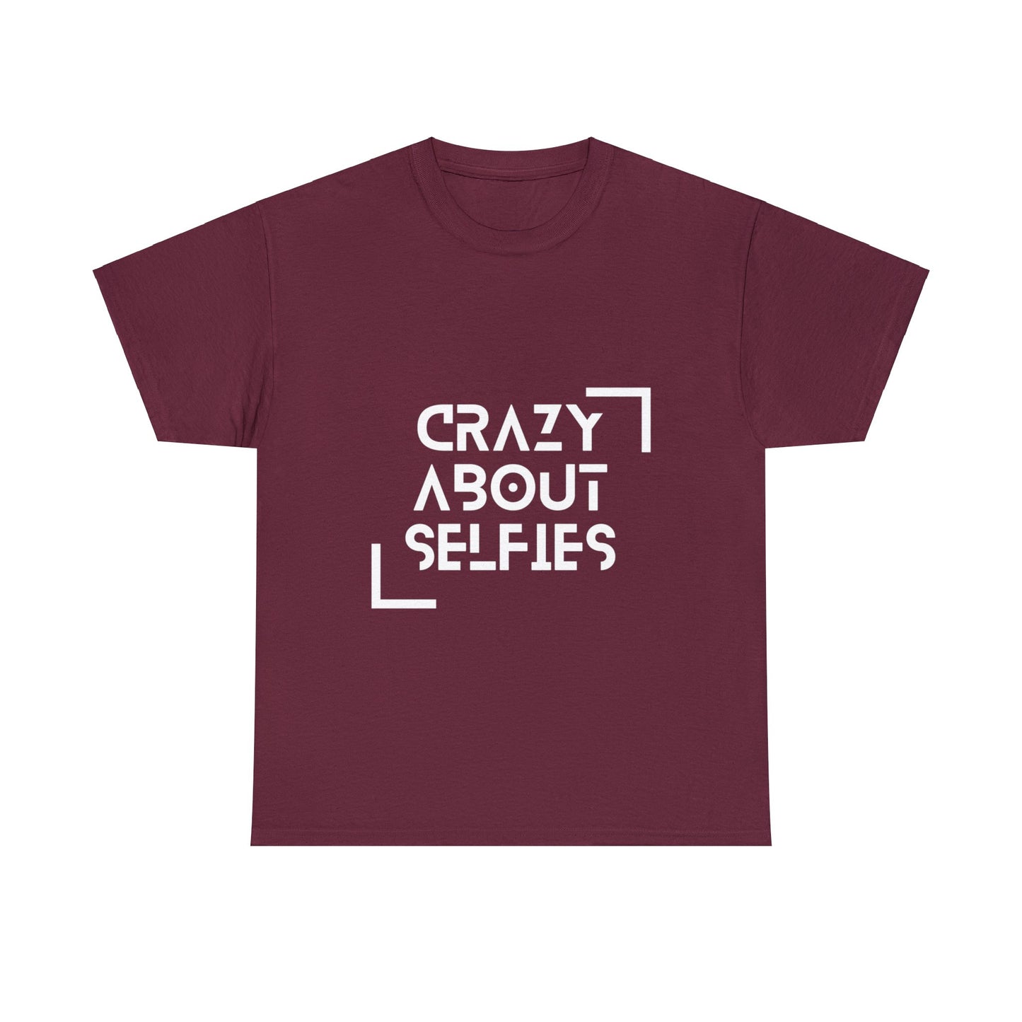 Crazy About Selfies Heavy Cotton Tee