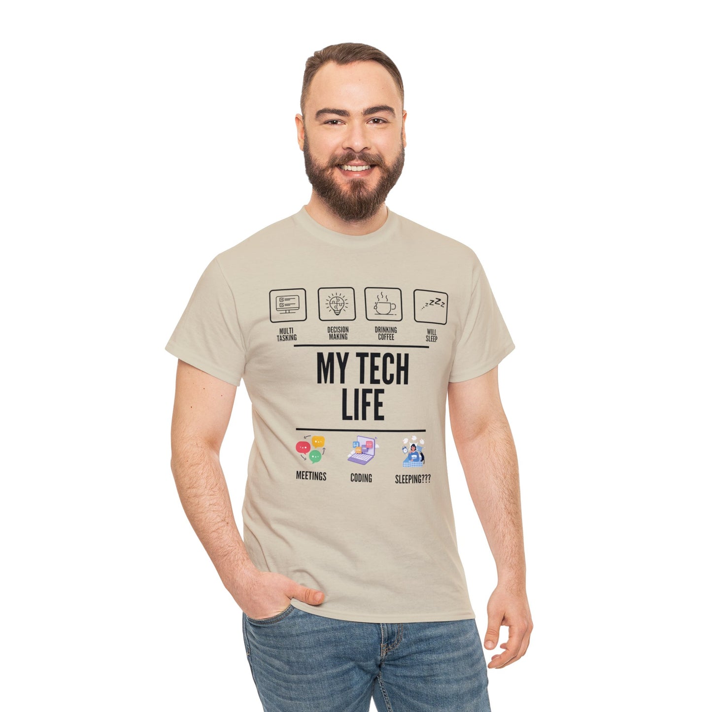 My Tech Life Cotton Tee