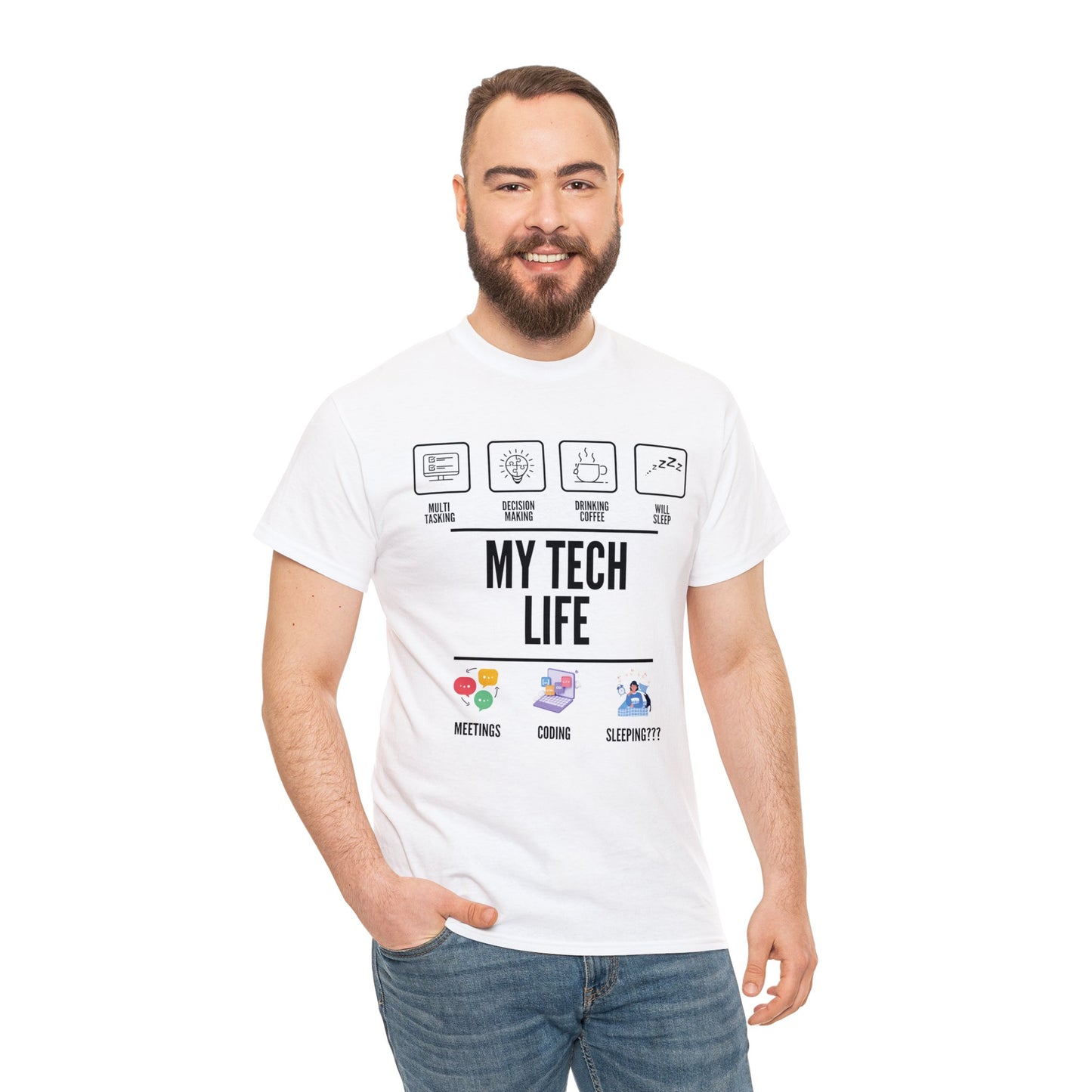 My Tech Life Cotton Tee