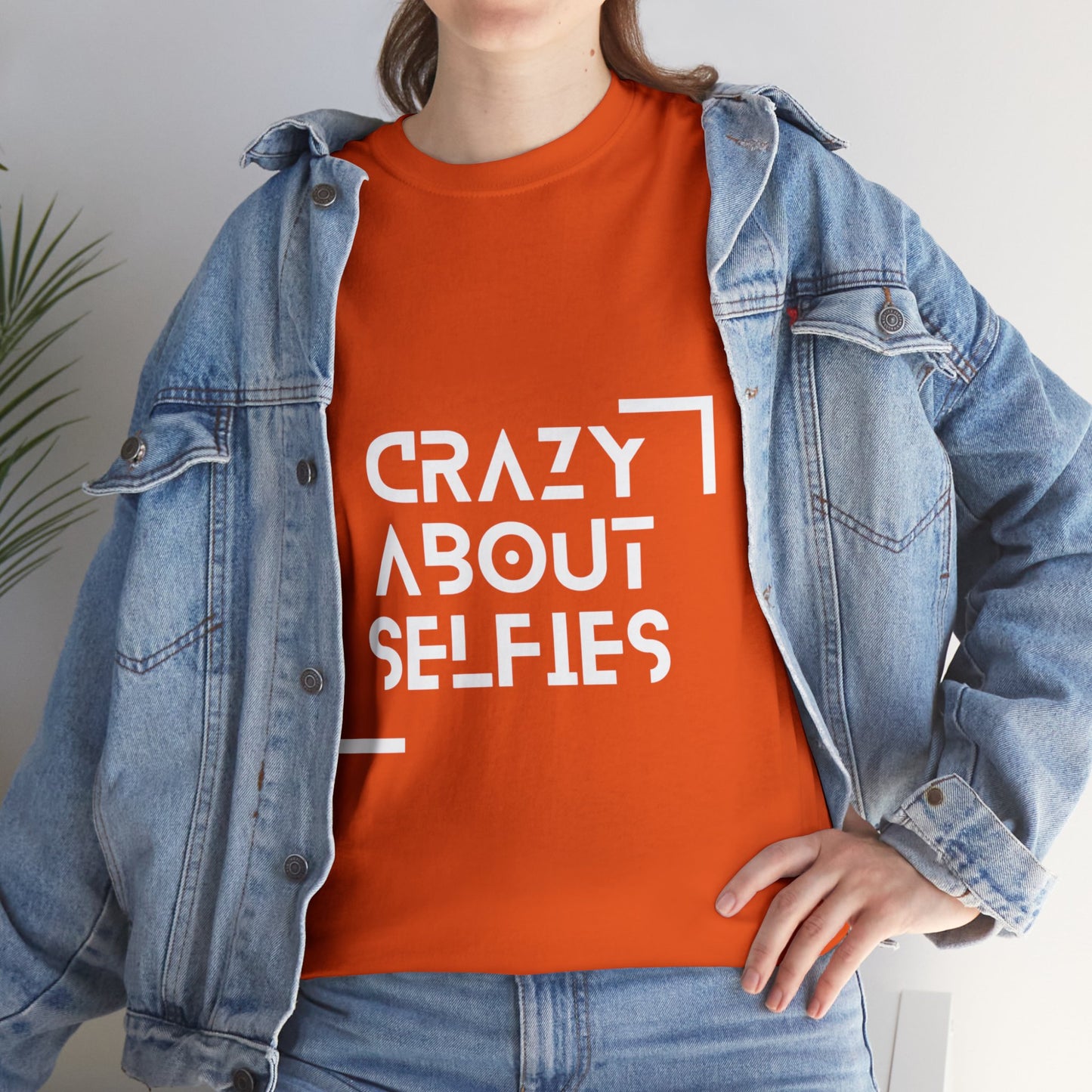 Crazy About Selfies Heavy Cotton Tee