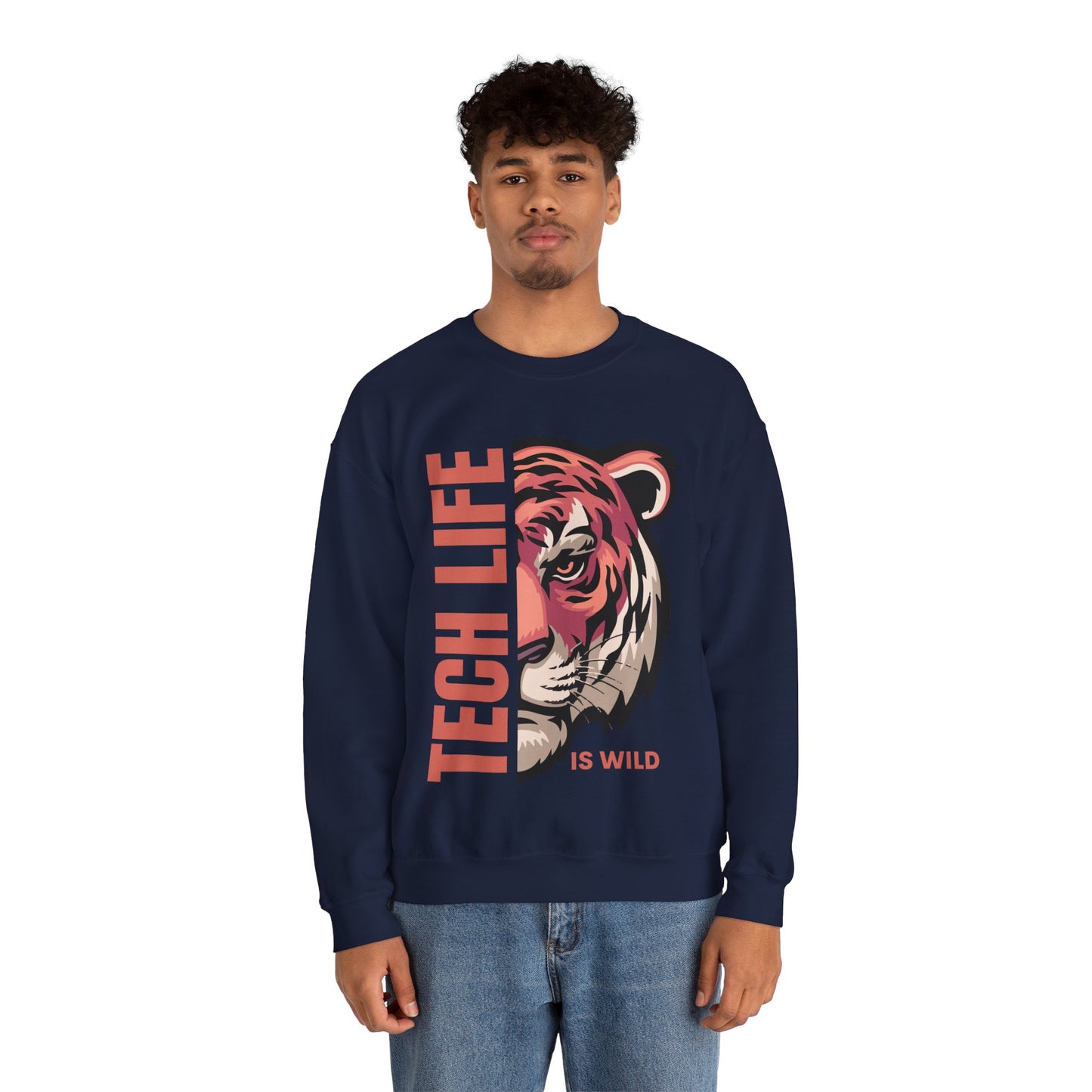 Tech Life is Wild Crewneck Sweatshirt