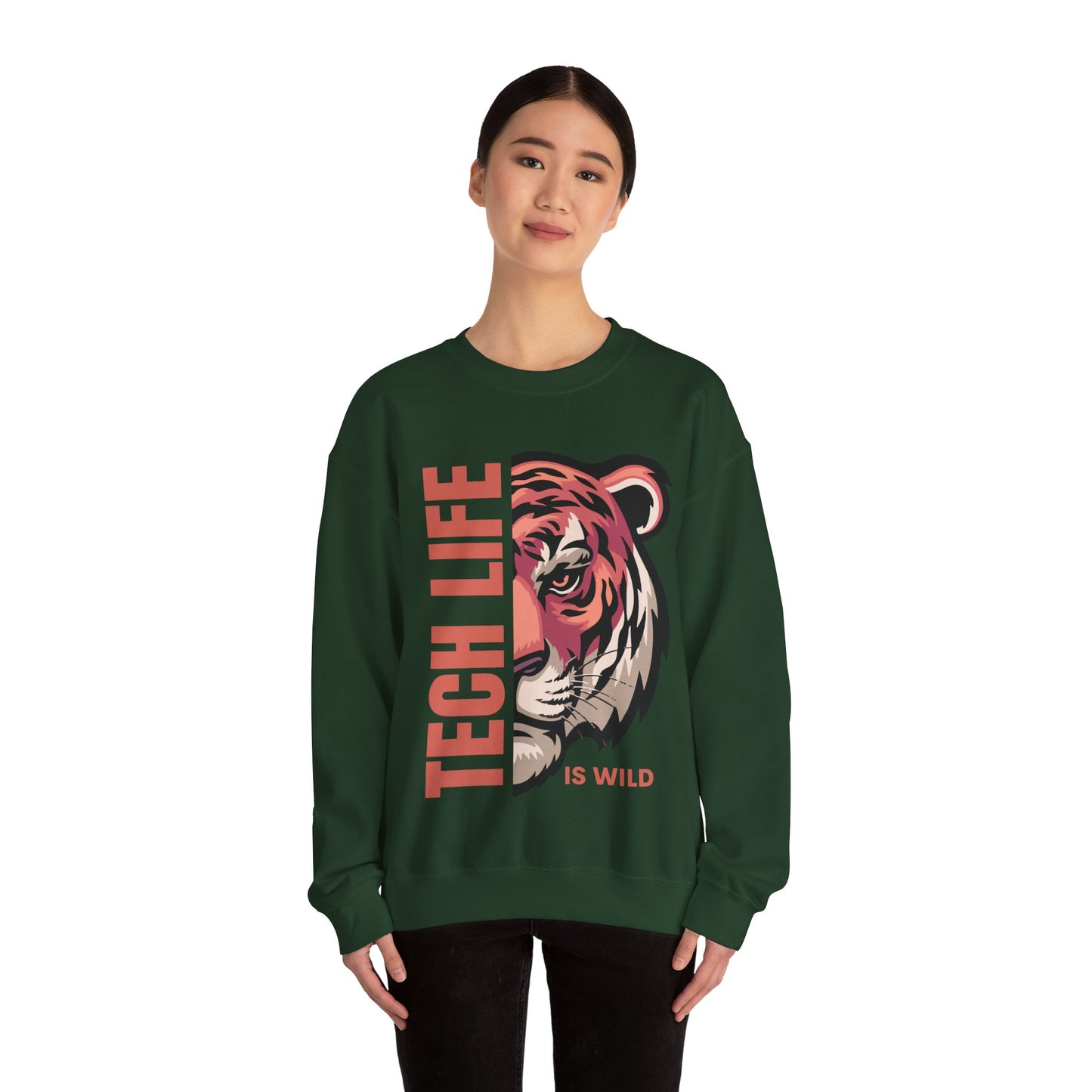 Tech Life is Wild Crewneck Sweatshirt