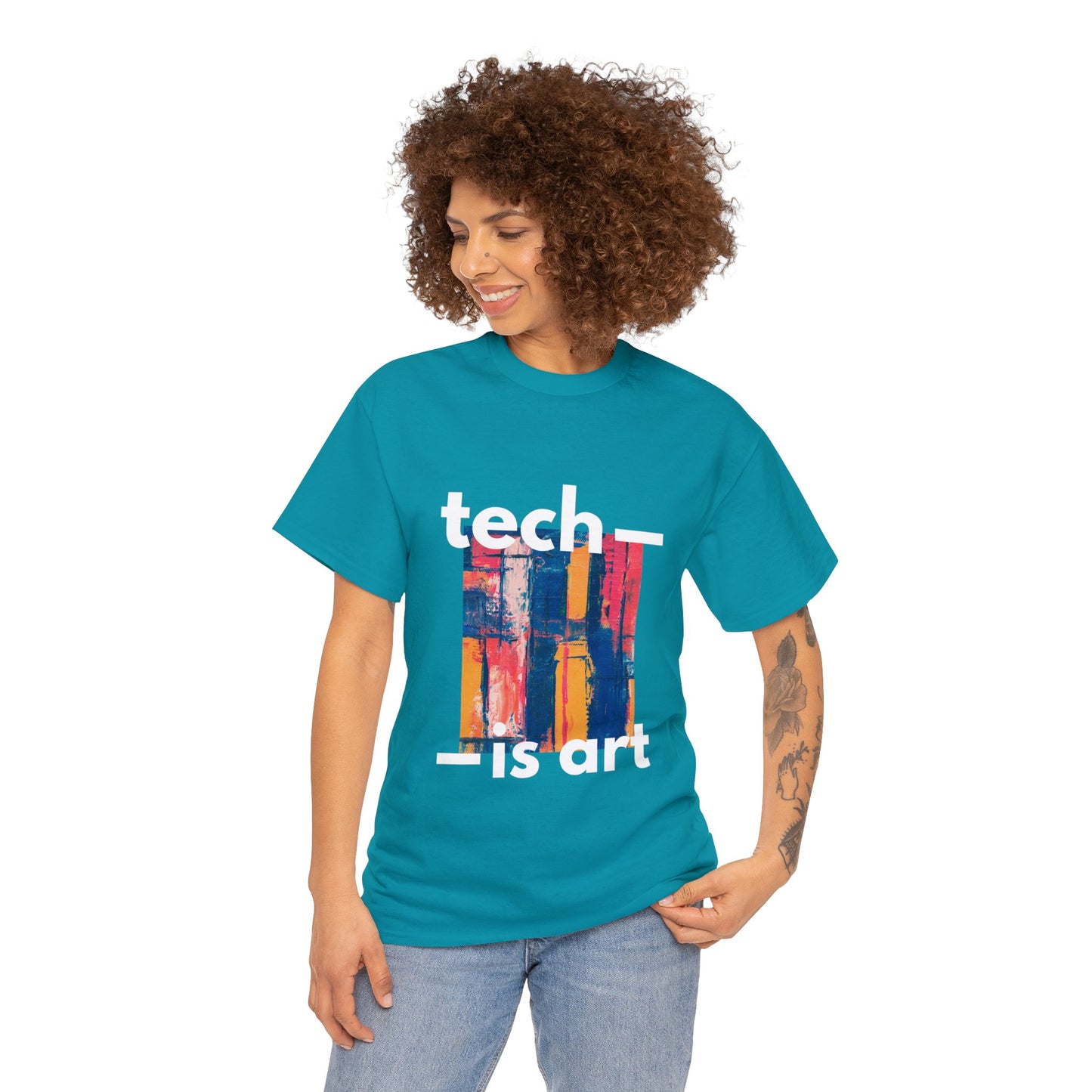 Tech is Art Cotton Tee