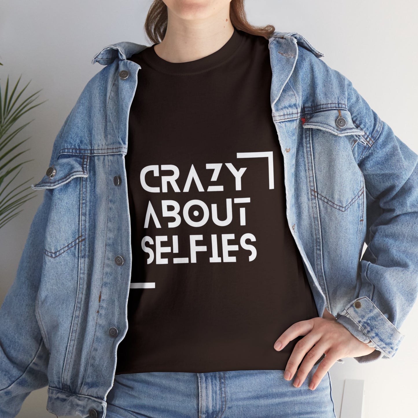 Crazy About Selfies Heavy Cotton Tee