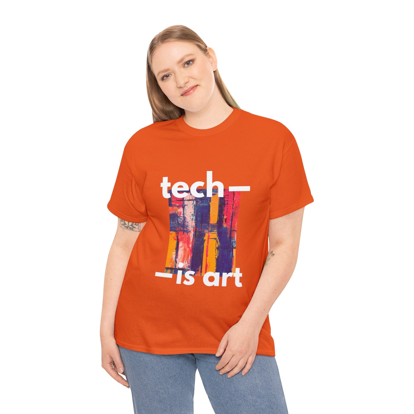 Tech is Art Cotton Tee