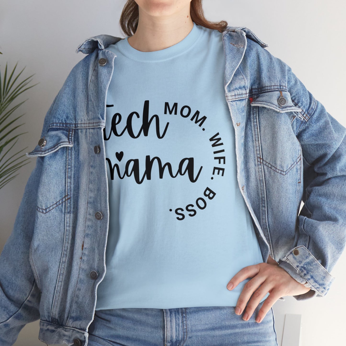 Tech Mama Boss Wife Cotton Tee