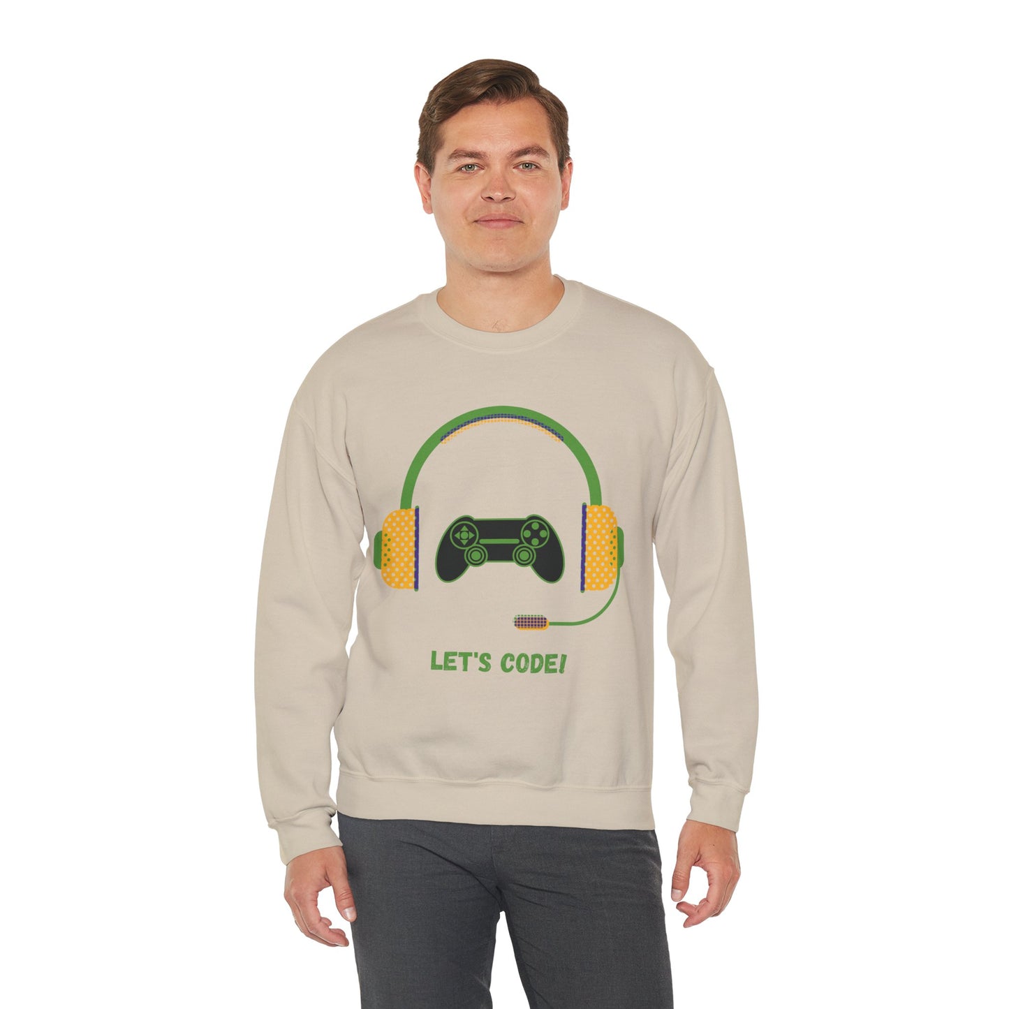 Let's Code Crewneck Sweatshirt