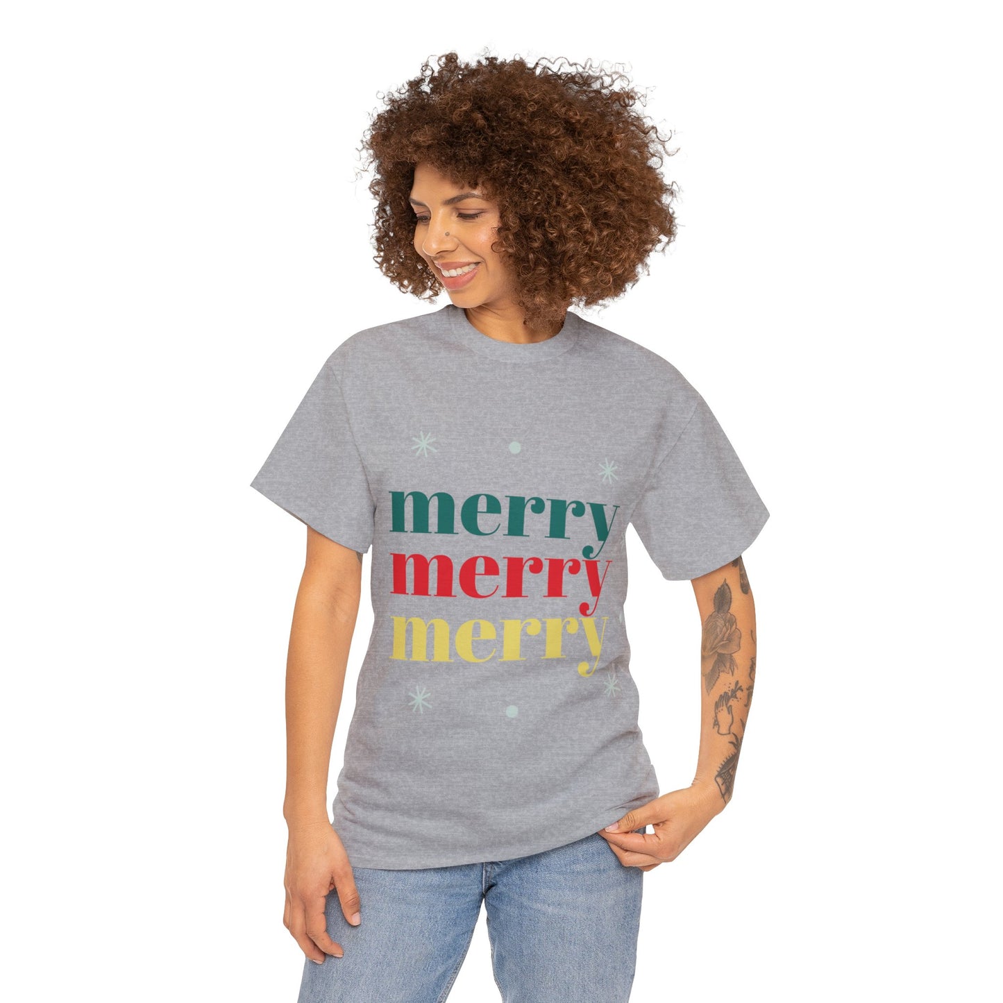 Merry Merry Christmas Cotton Tee