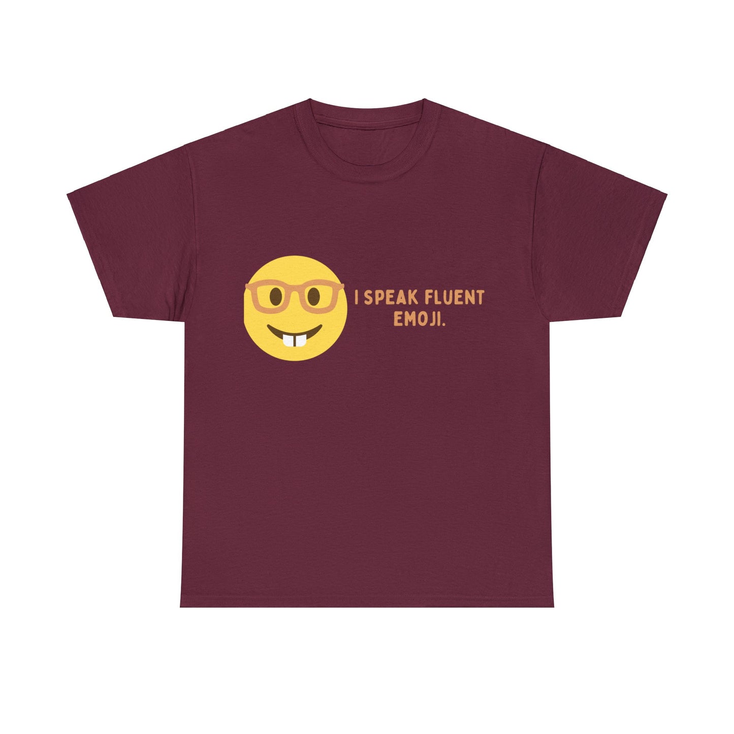 I Speak Fluent Emoji Cotton Tee