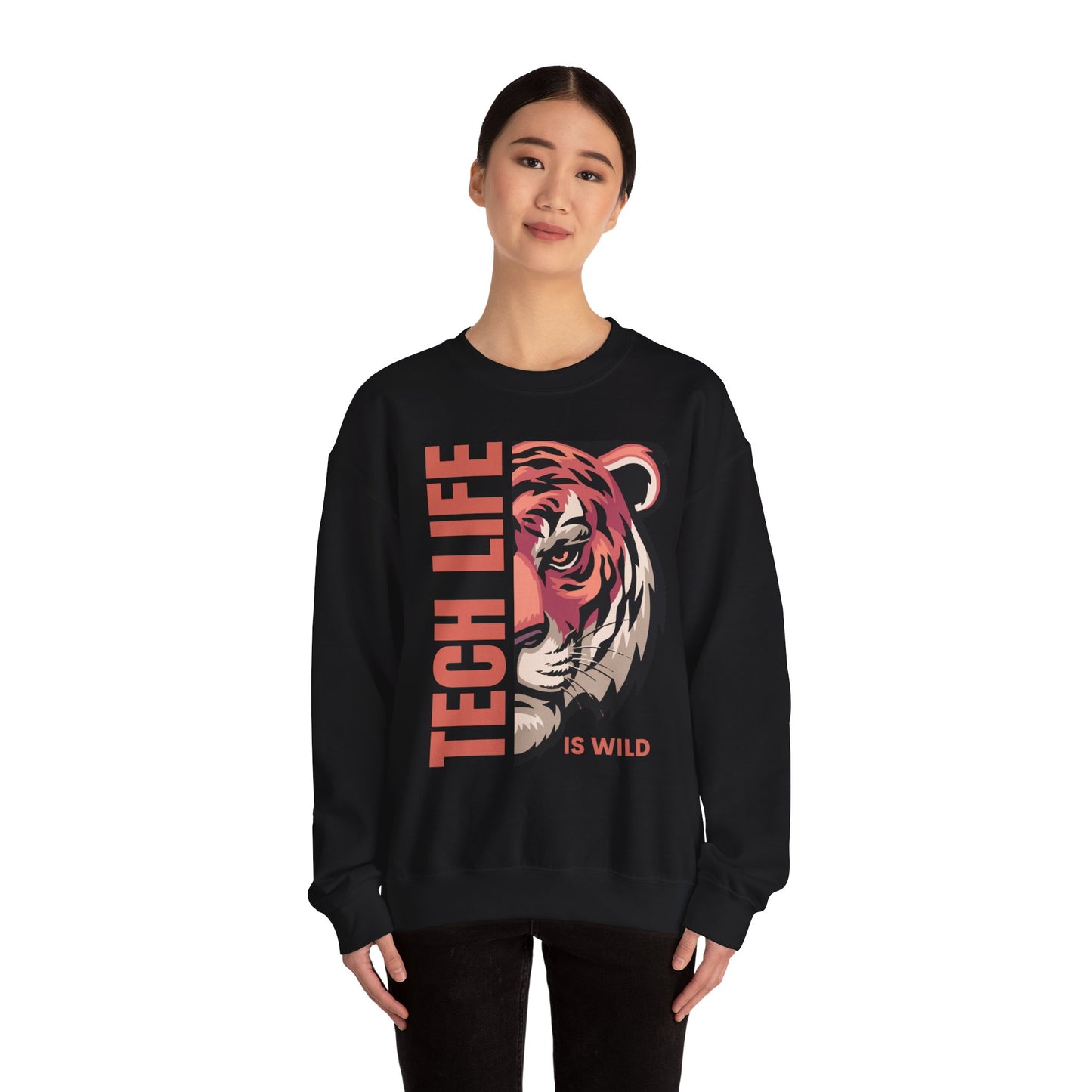 Tech Life is Wild Crewneck Sweatshirt