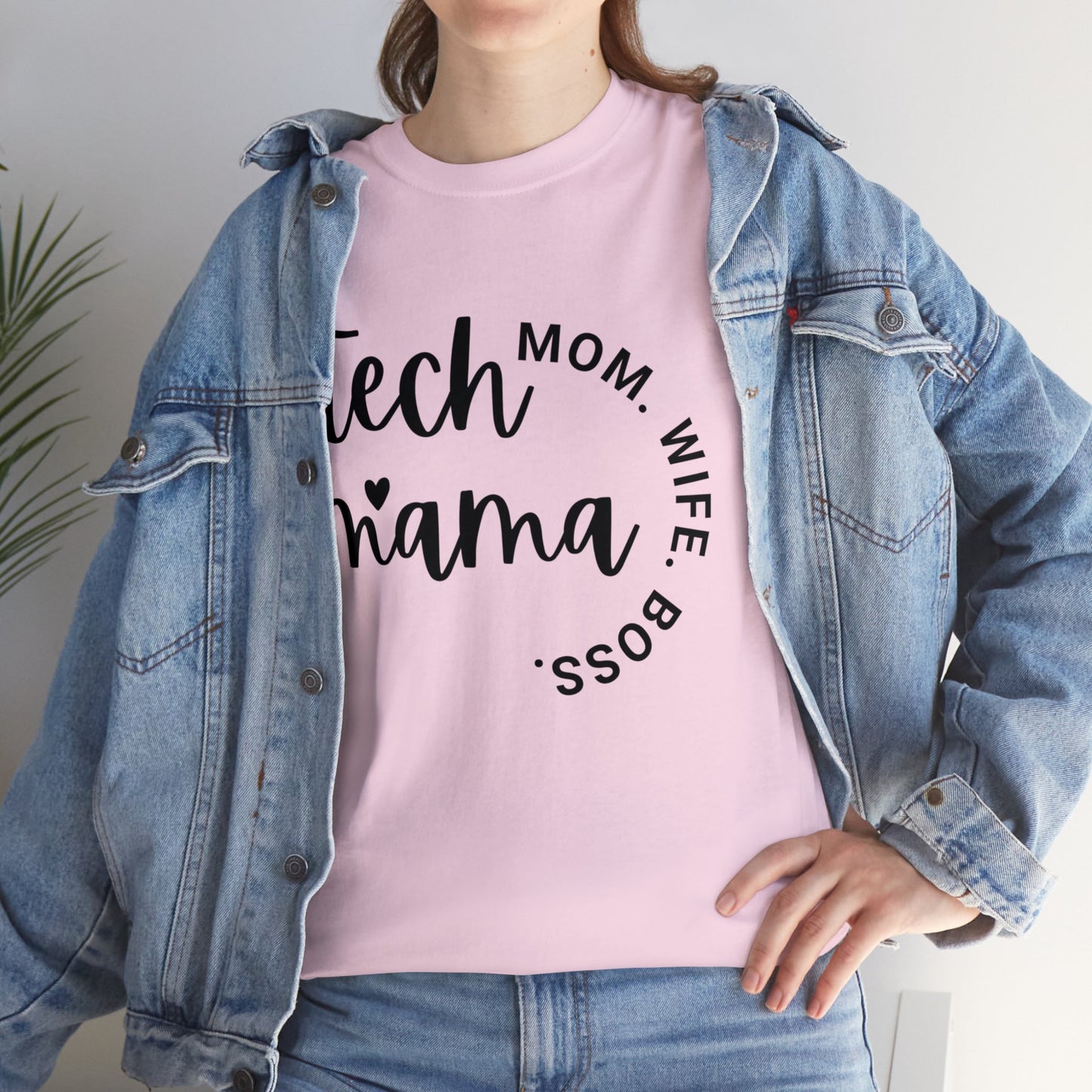 Tech Mama Boss Wife Cotton Tee