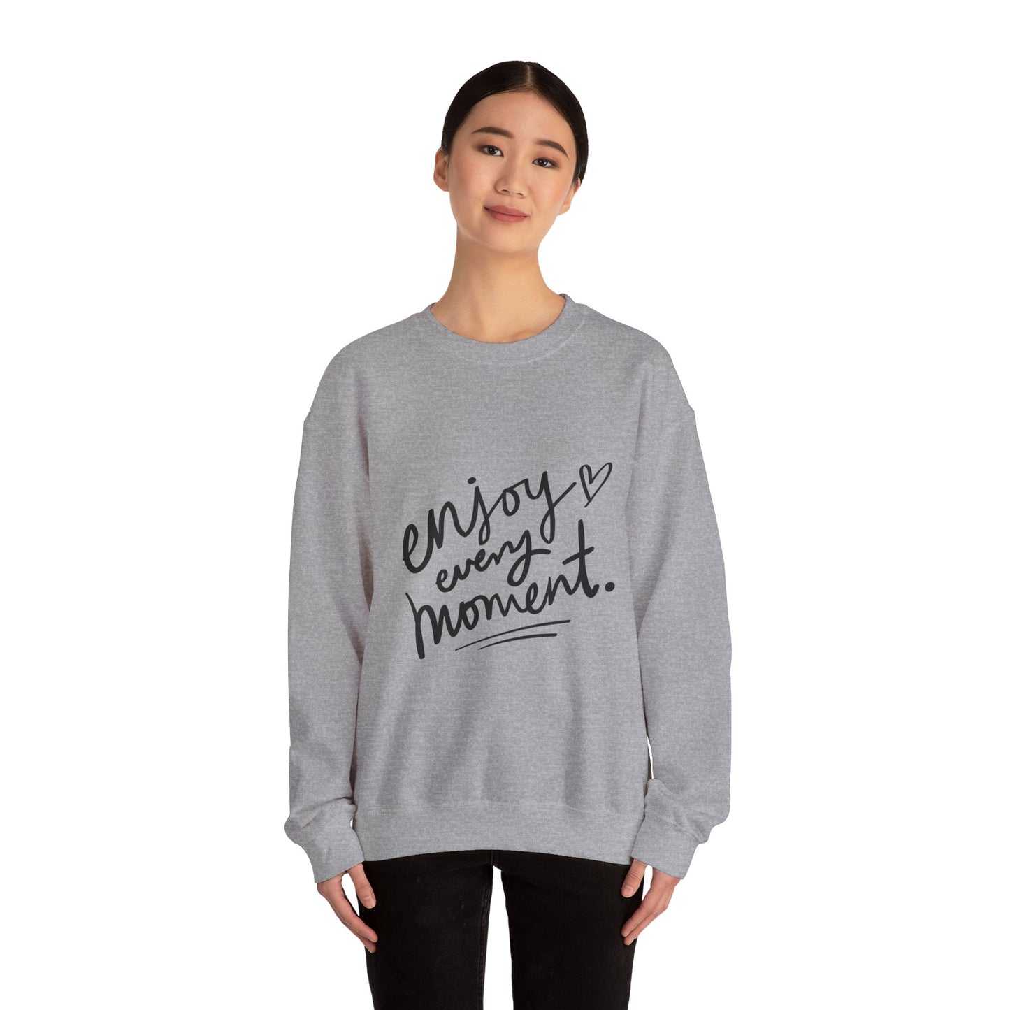 Enjoy Every Moment Unisex Heavy Blend™ Long Sleeve Crewneck Sweatshirt