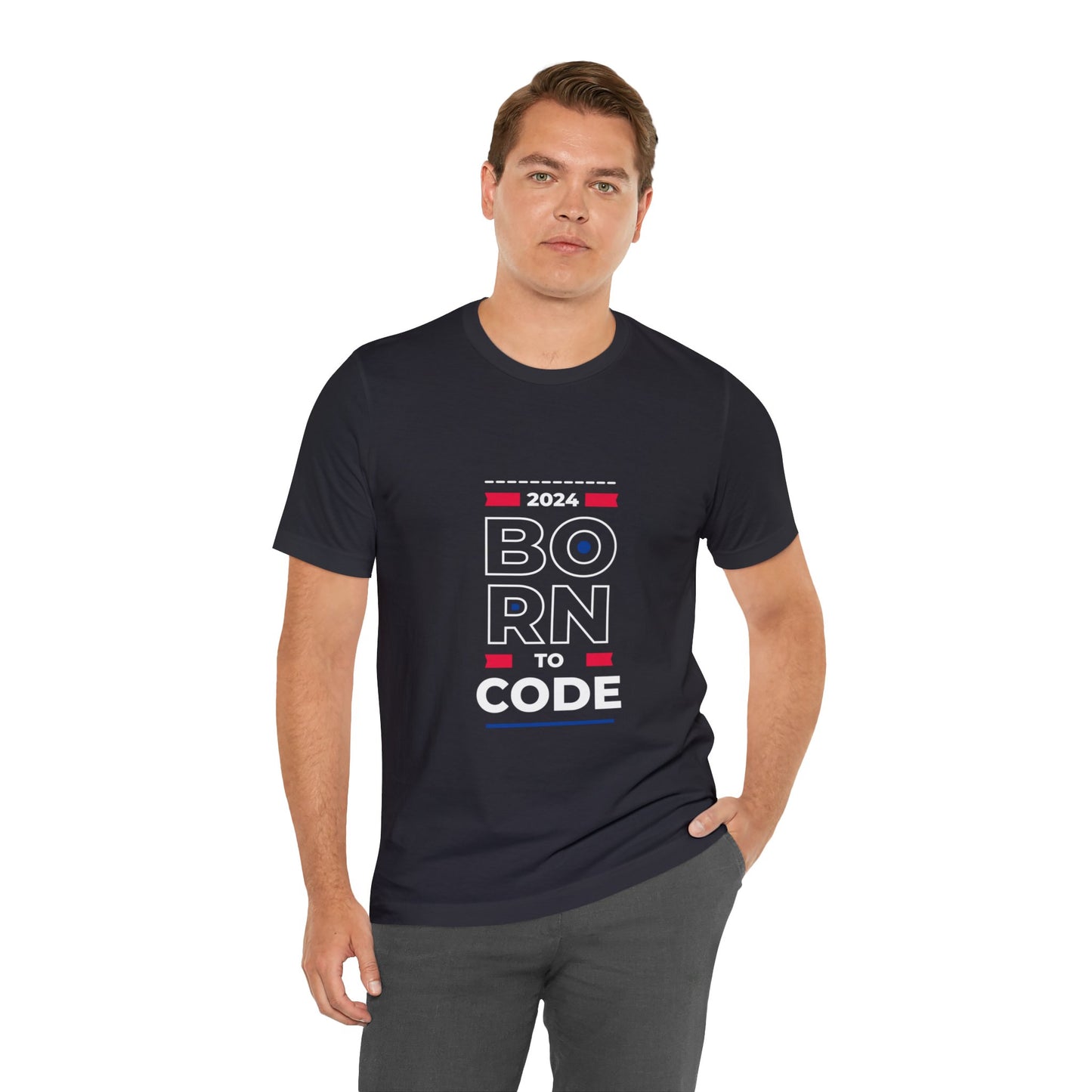 Born to Code Jersey Short Sleeve Tee