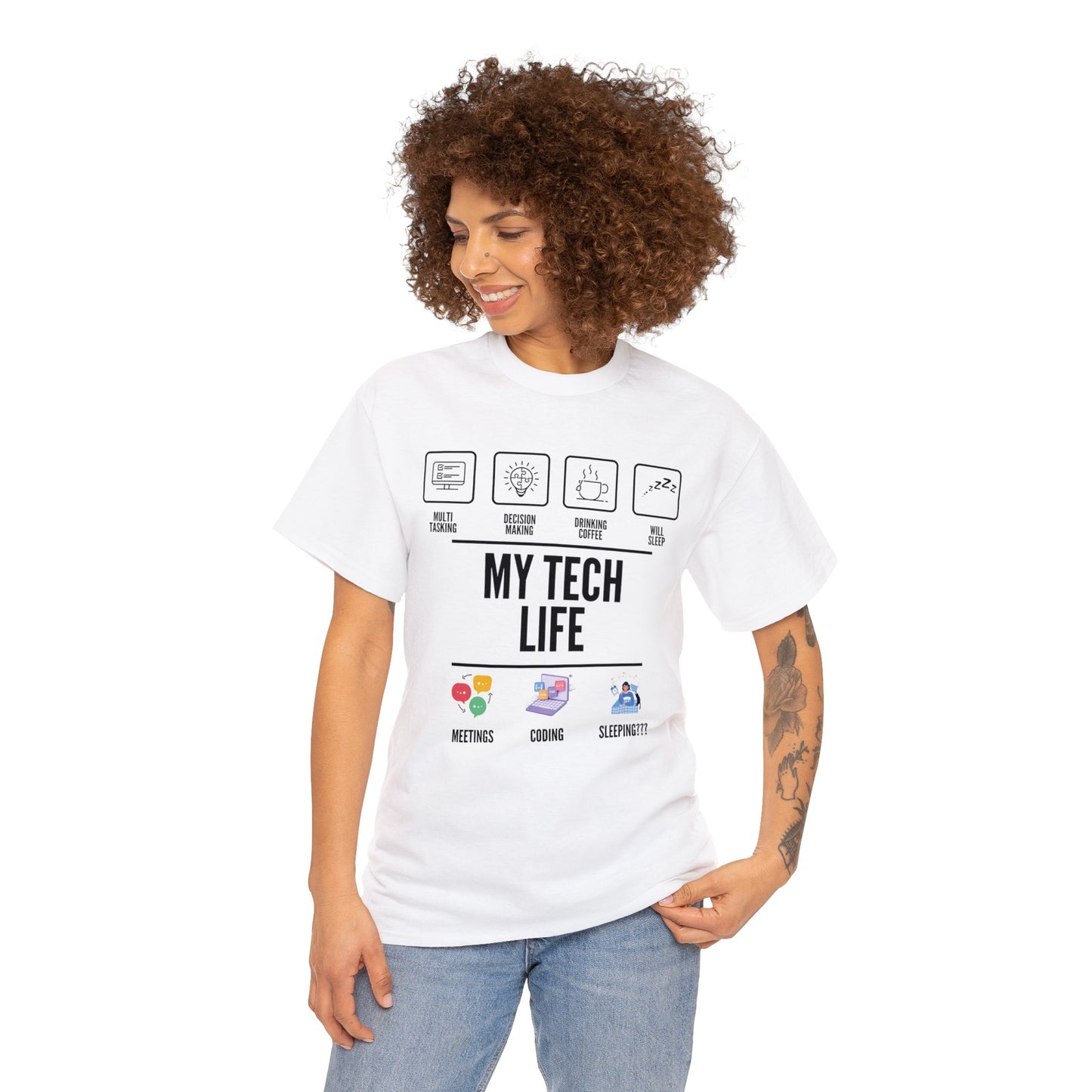 My Tech Life Cotton Tee