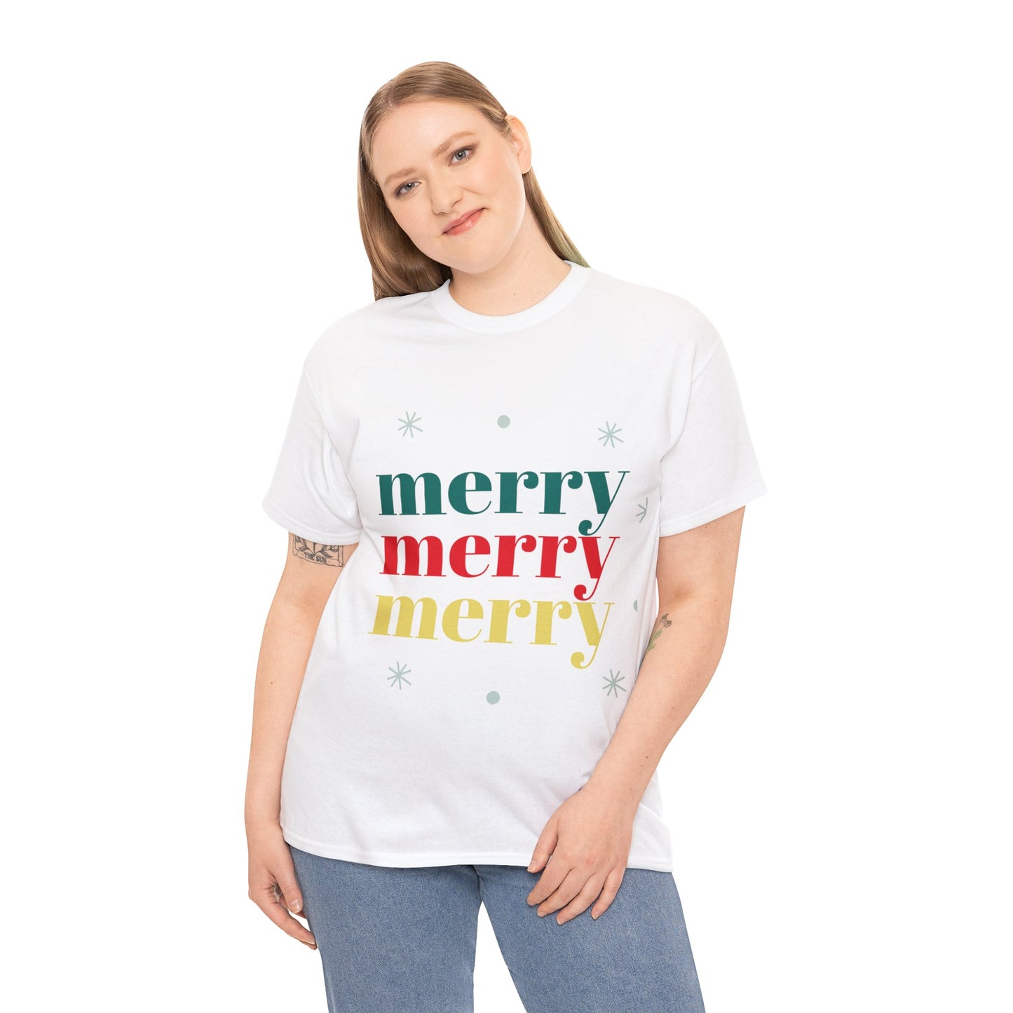 Merry Merry Christmas Cotton Tee