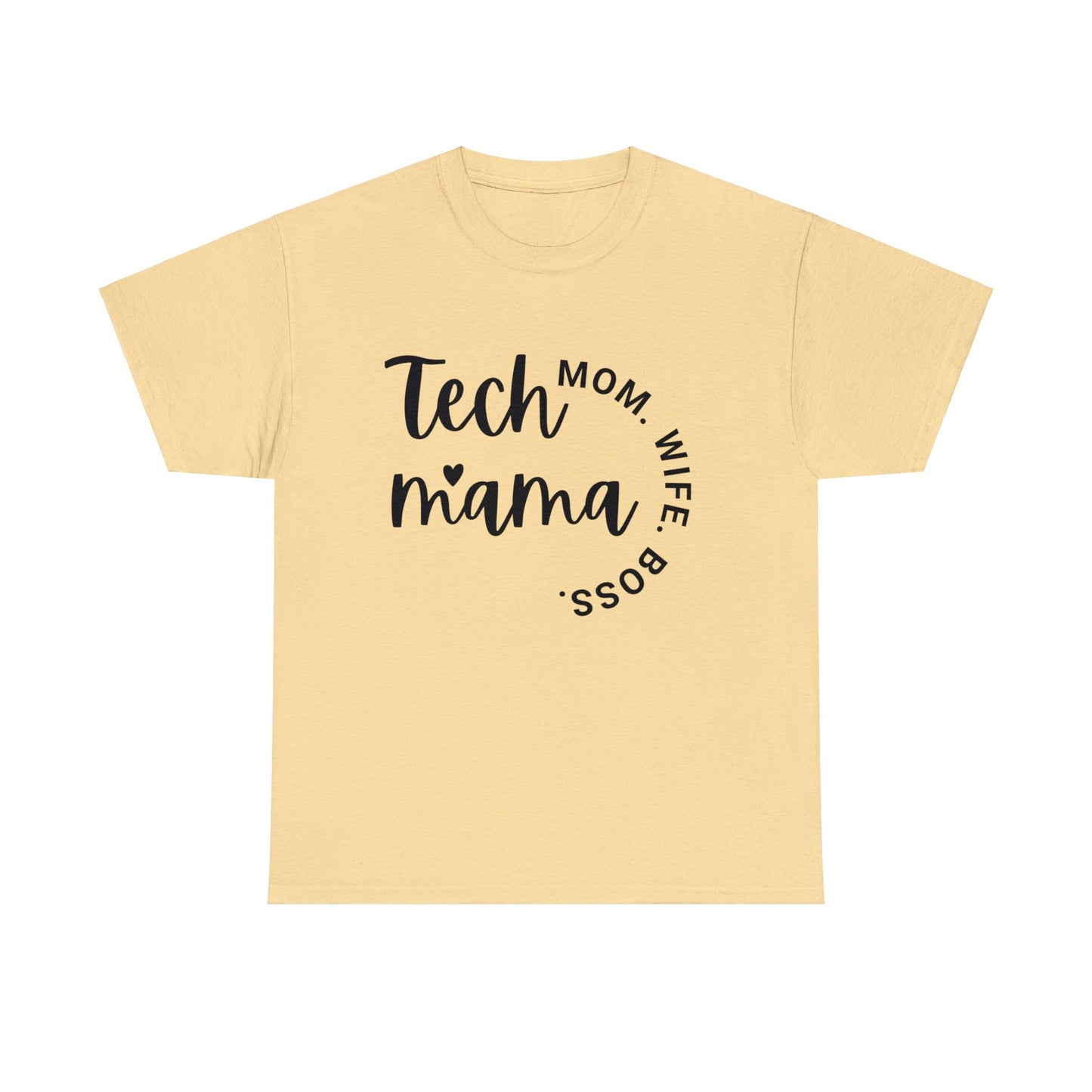 Tech Mama Boss Wife Cotton Tee