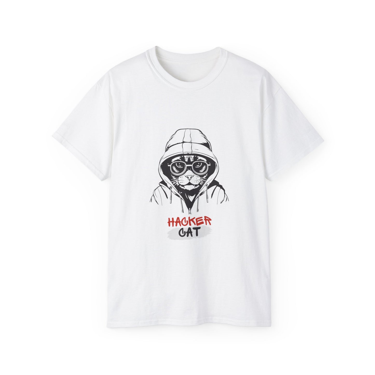 Hacker Cat Cotton Tee