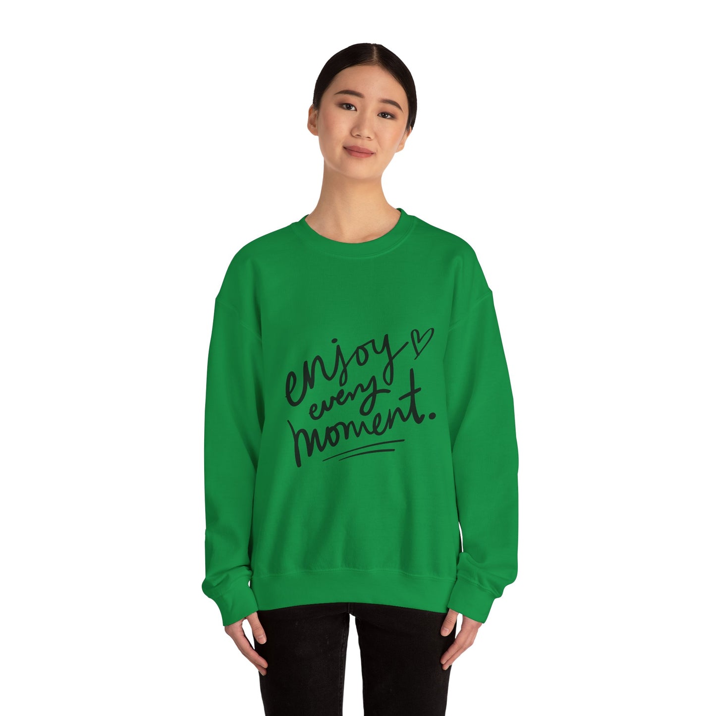 Enjoy Every Moment Unisex Heavy Blend™ Long Sleeve Crewneck Sweatshirt