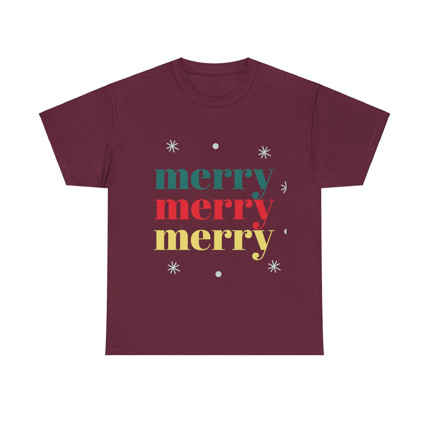 Merry Merry Christmas Cotton Tee