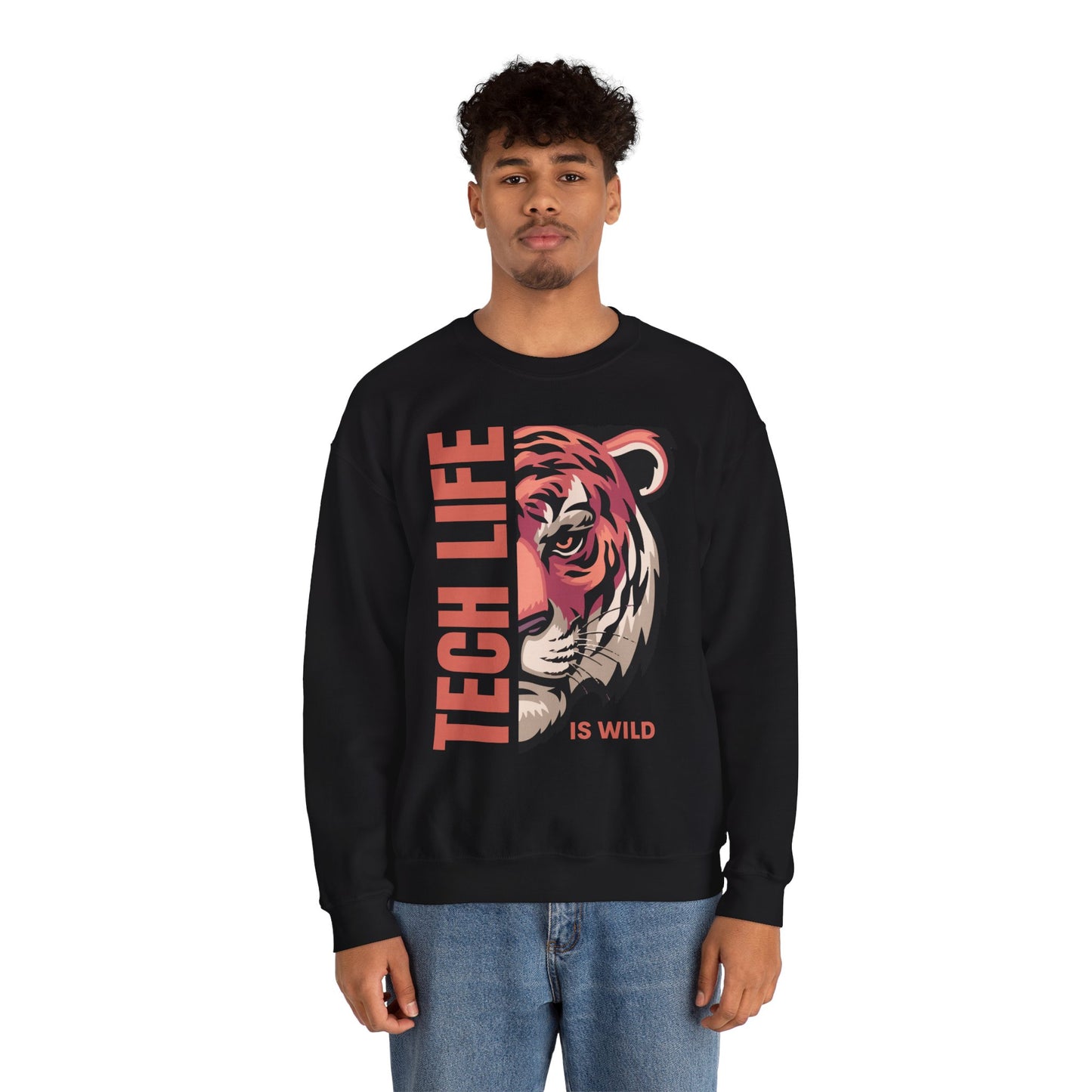 Tech Life is Wild Crewneck Sweatshirt