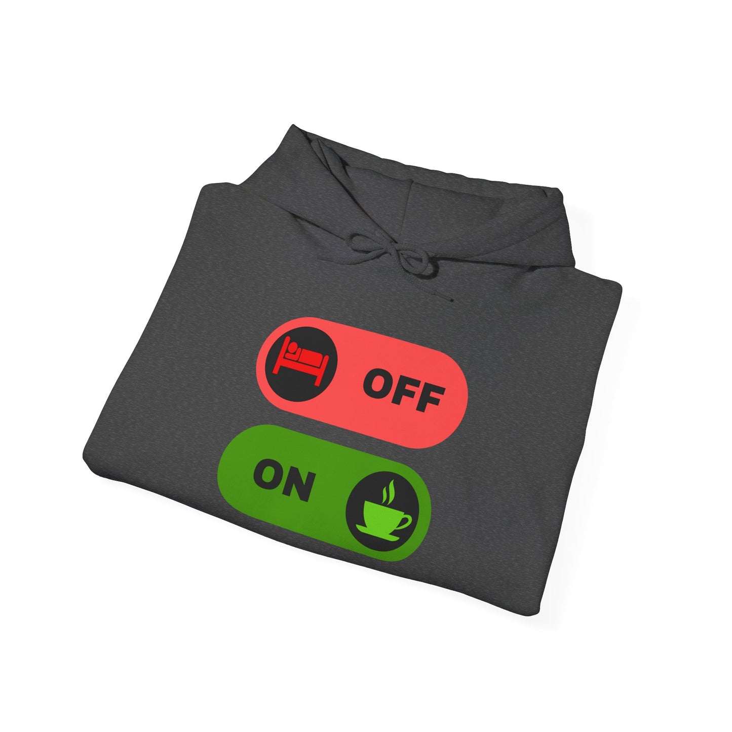 On & off Blend Hooded Sweatshirt