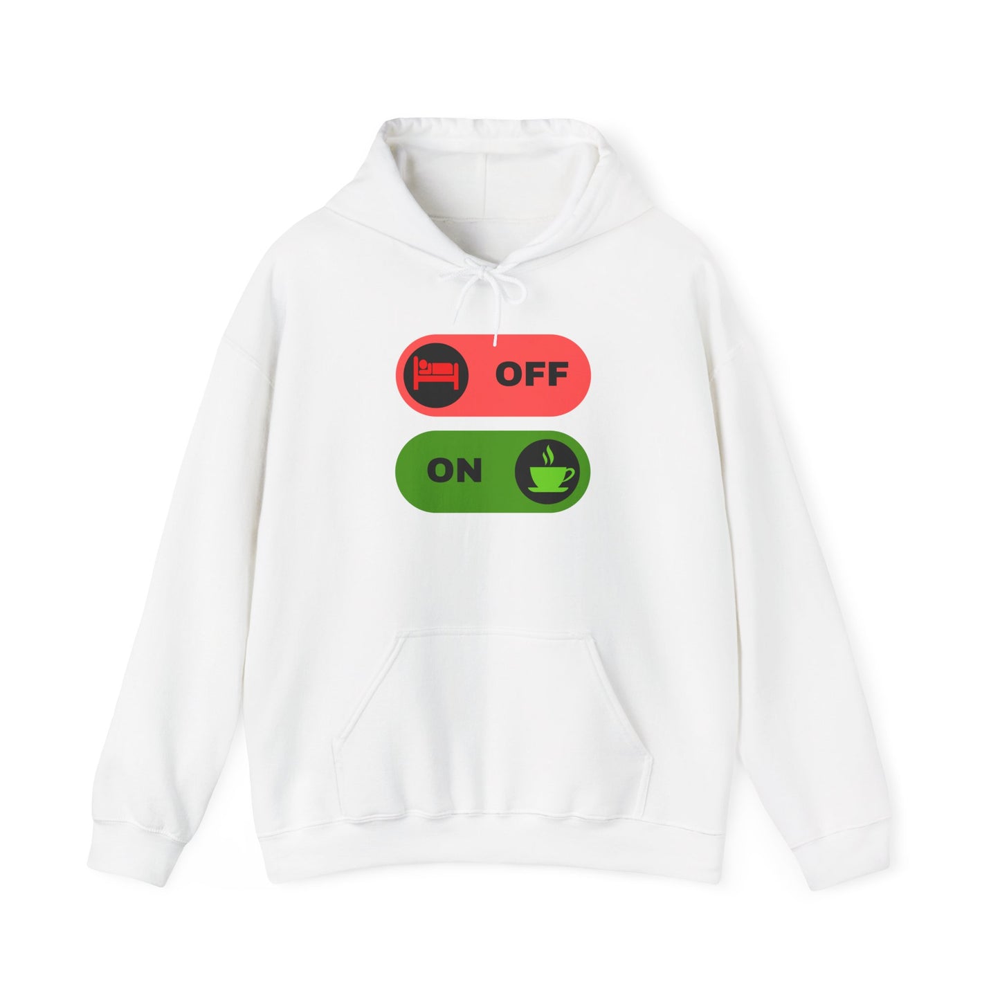 On & off Blend Hooded Sweatshirt