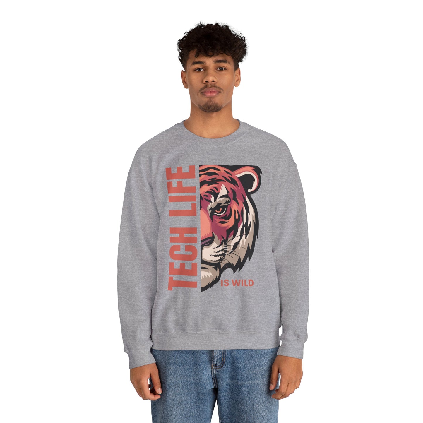 Tech Life is Wild Crewneck Sweatshirt