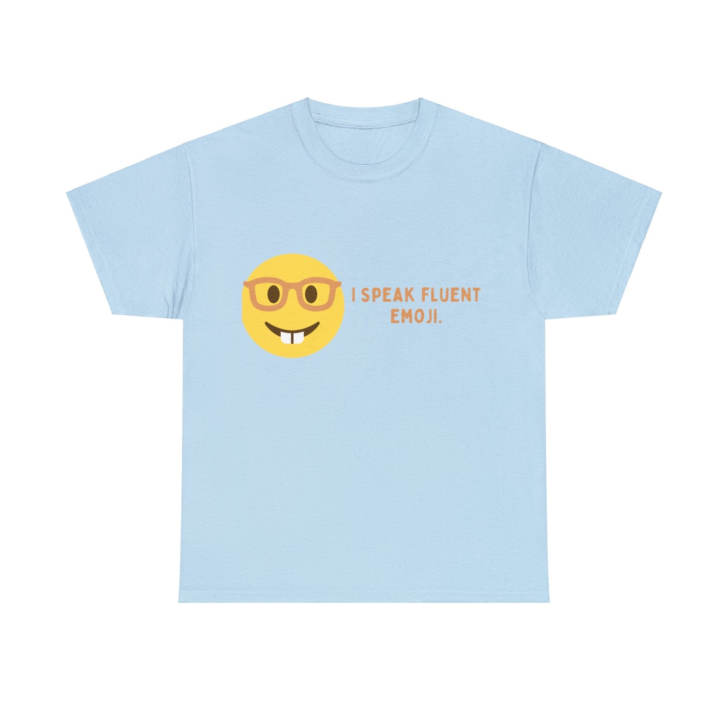 I Speak Fluent Emoji Cotton Tee