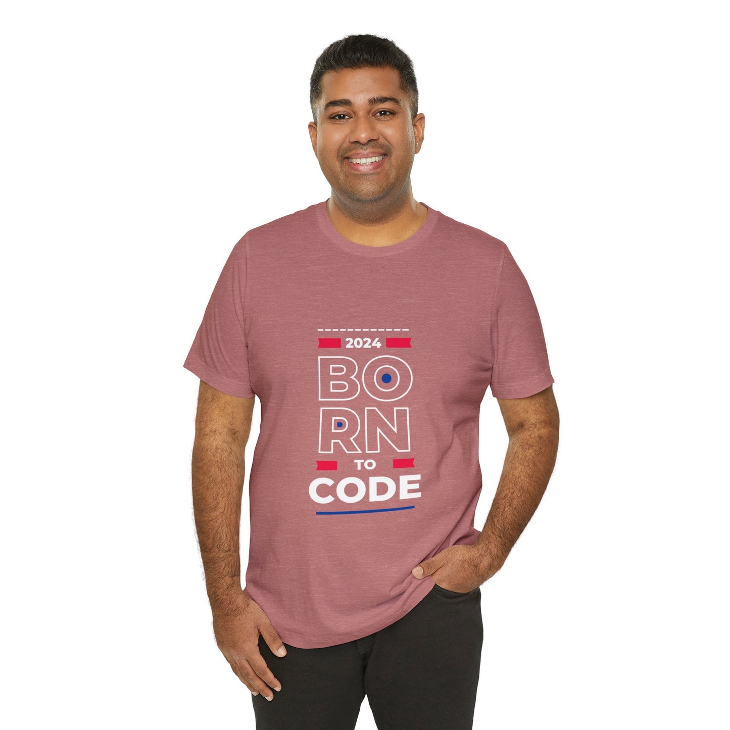 Born to Code Jersey Short Sleeve Tee