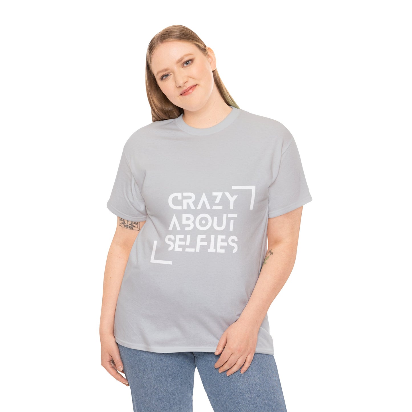 Crazy About Selfies Heavy Cotton Tee