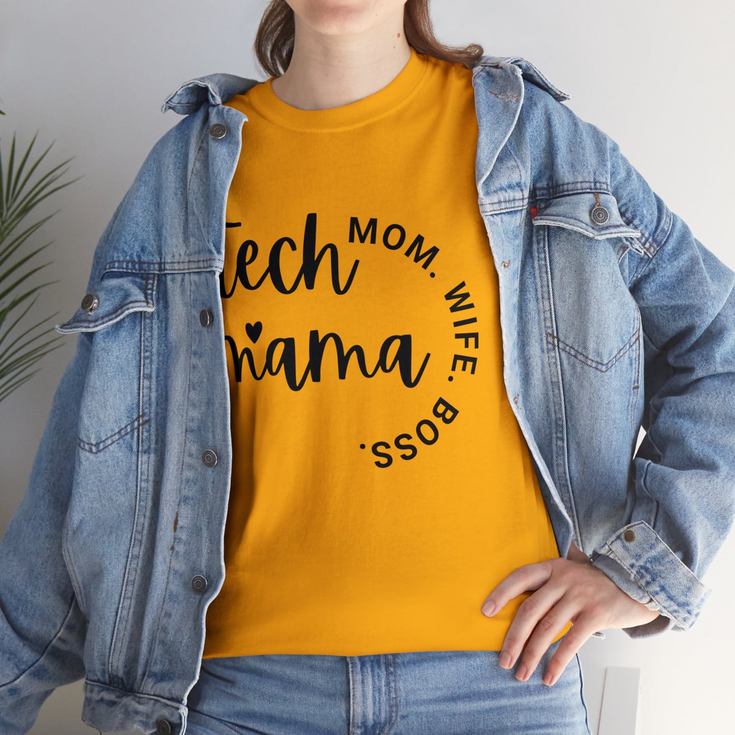 Tech Mama Boss Wife Cotton Tee