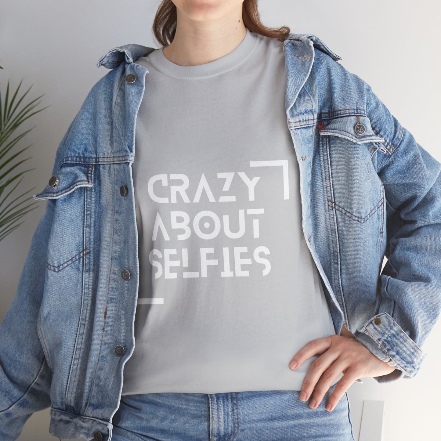 Crazy About Selfies Heavy Cotton Tee