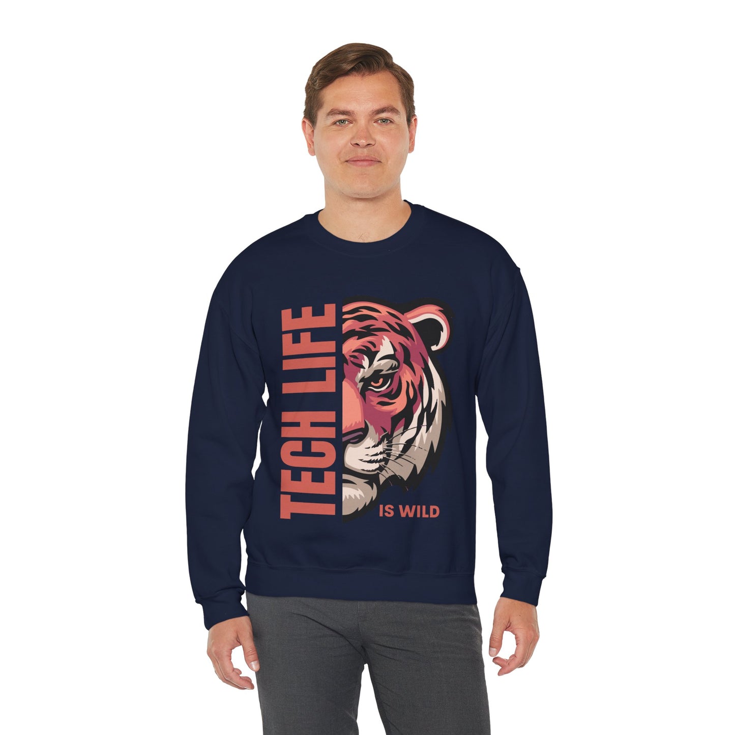 Tech Life is Wild Crewneck Sweatshirt