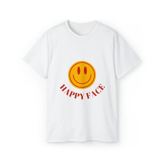 Happy Face Unisex Ultra Cotton Tee