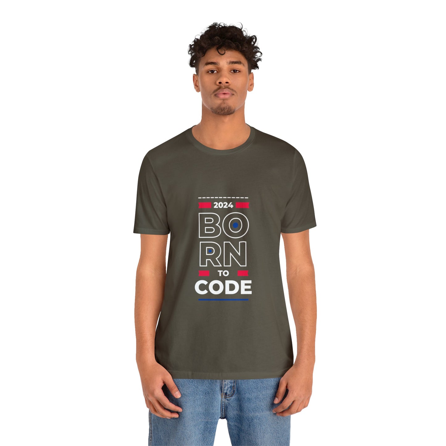 Born to Code Jersey Short Sleeve Tee