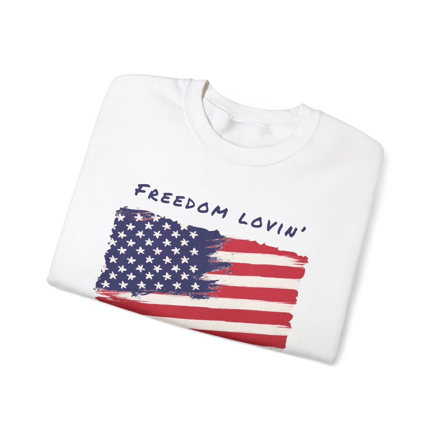 Freedom Loving BA Long Sleeve Crewneck Sweatshirt