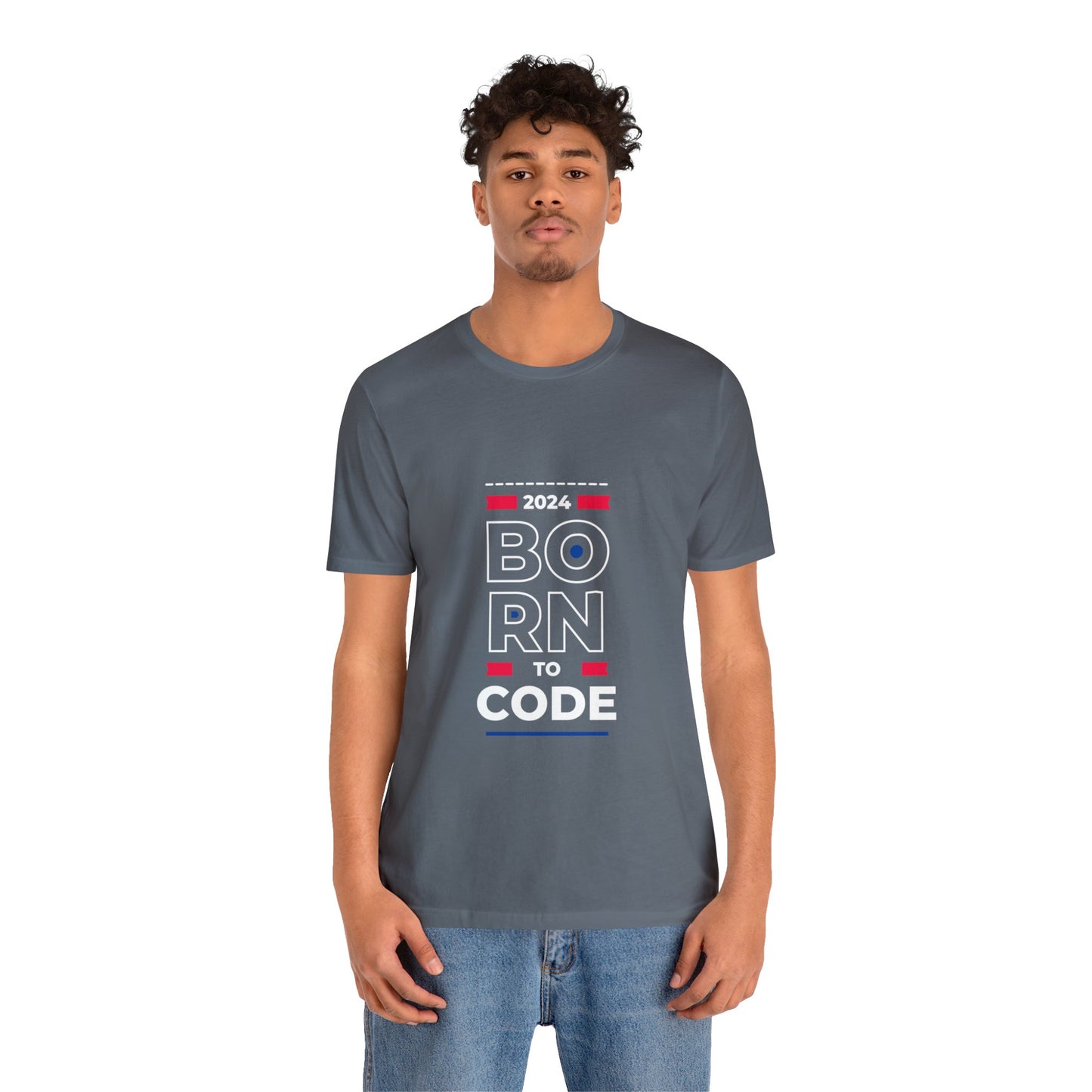 Born to Code Jersey Short Sleeve Tee