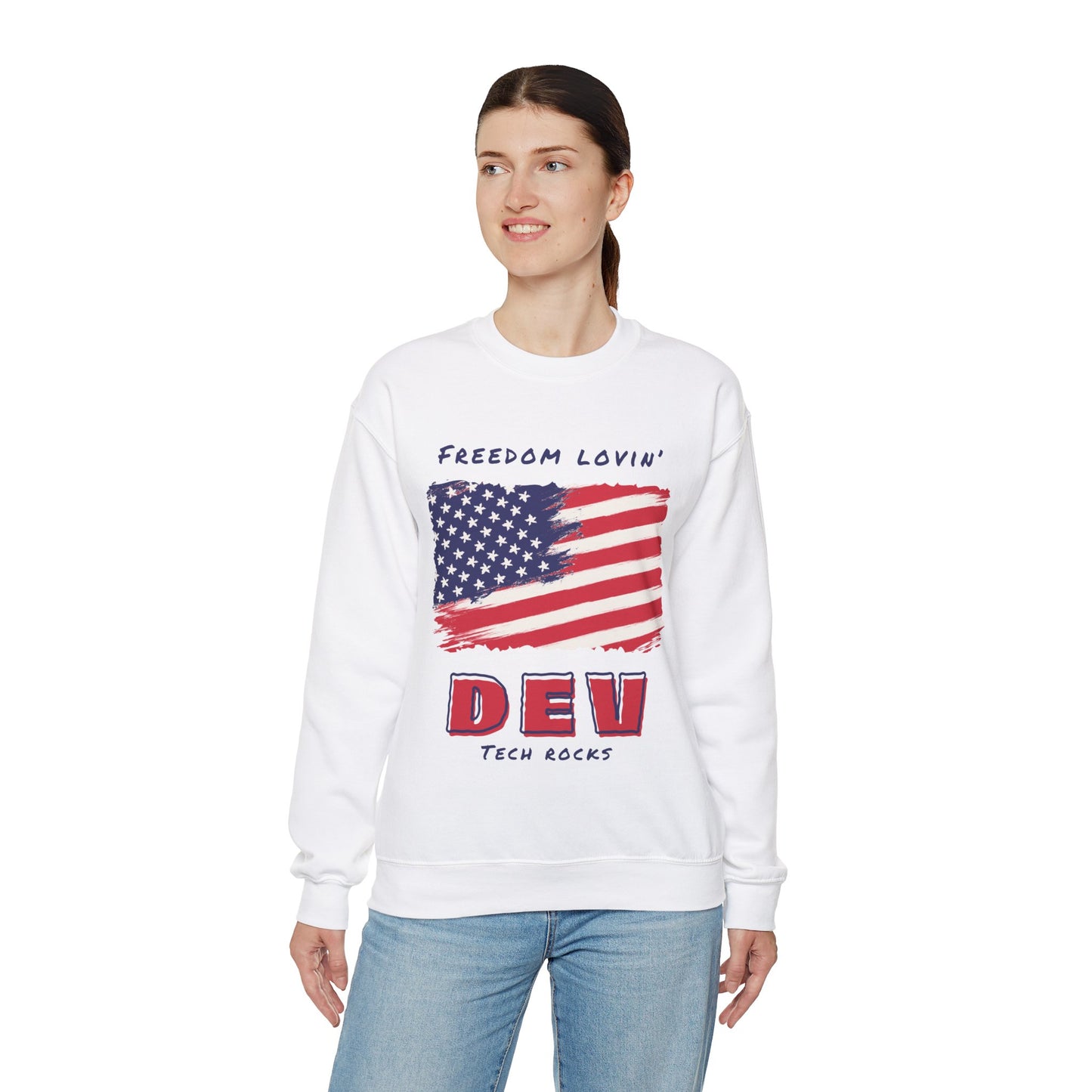 Freedom Loving Dev Crewneck Sweatshirt