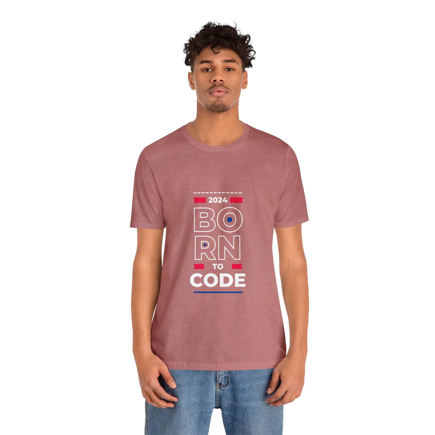 Born to Code Jersey Short Sleeve Tee