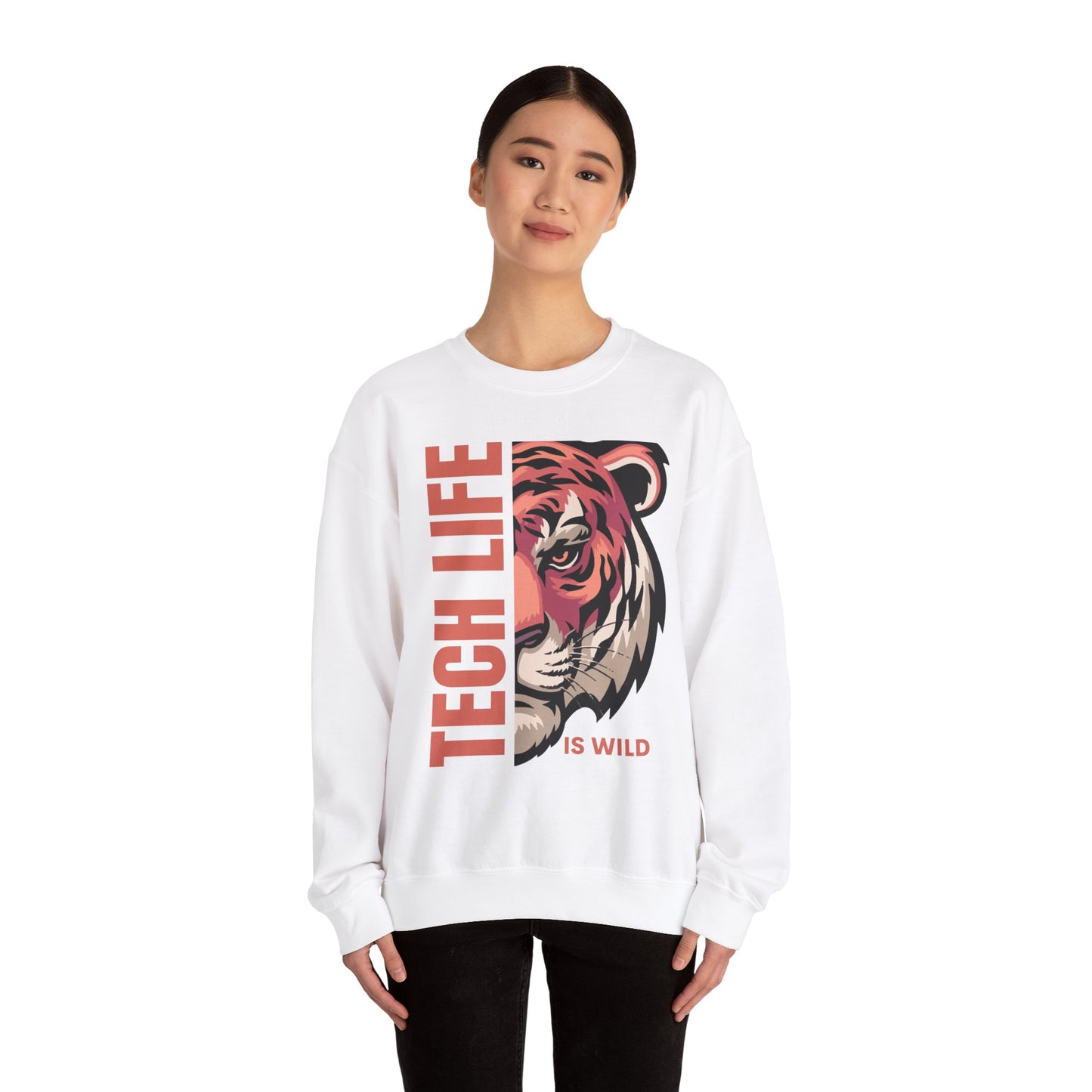 Tech Life is Wild Crewneck Sweatshirt