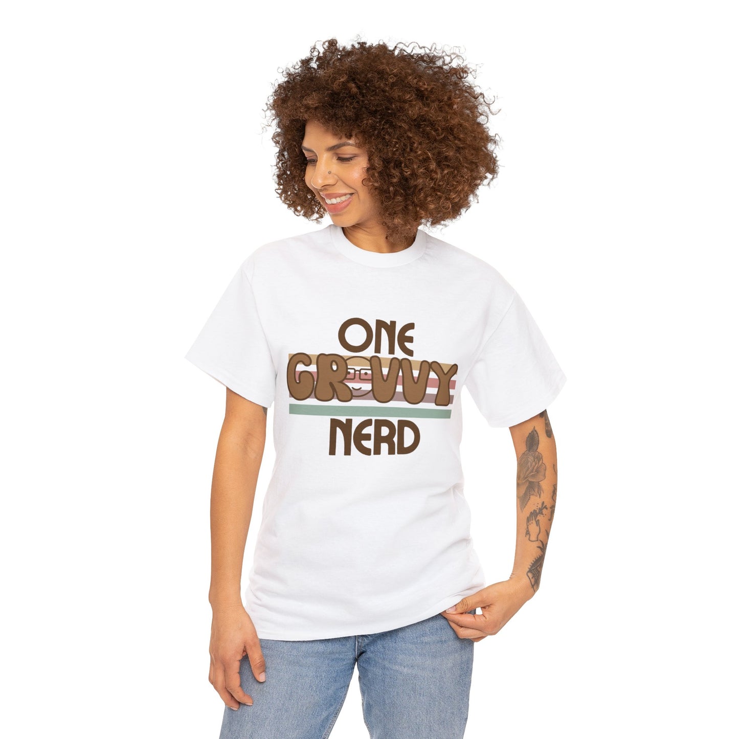 One Grovvy Nerd Cotton Tee