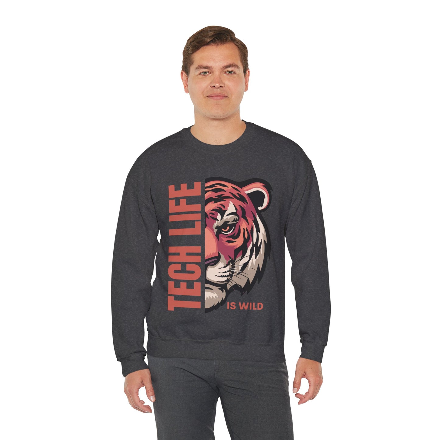 Tech Life is Wild Crewneck Sweatshirt