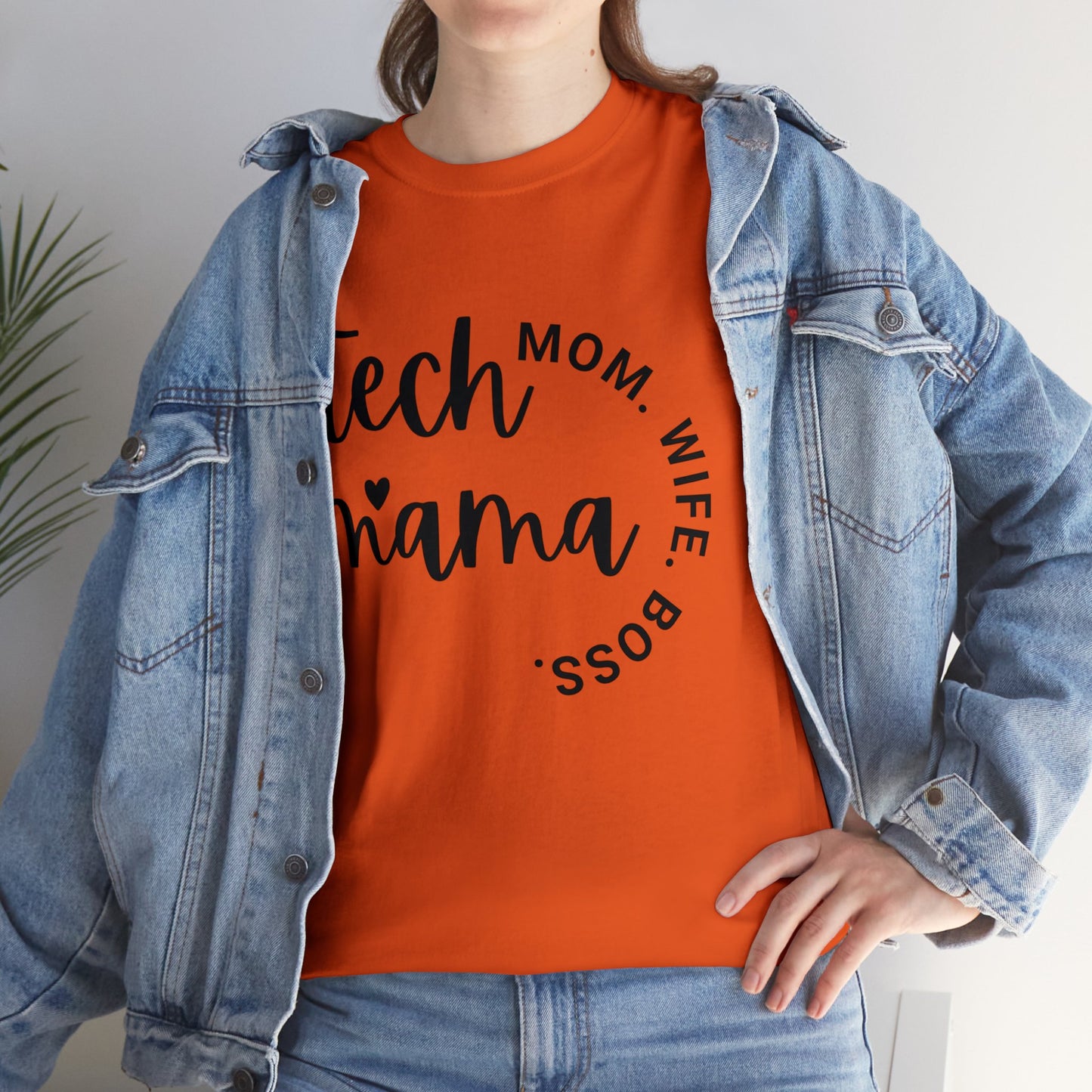 Tech Mama Boss Wife Cotton Tee