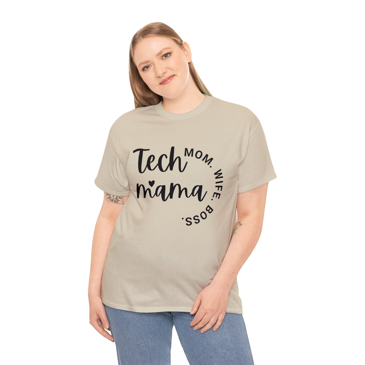 Tech Mama Boss Wife Cotton Tee