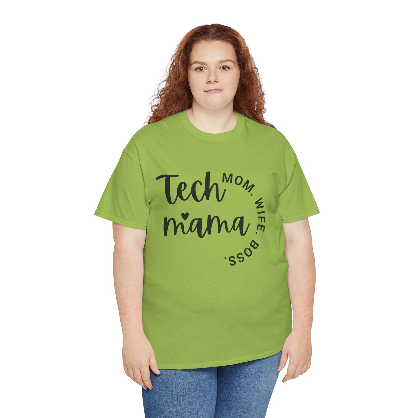 Tech Mama Boss Wife Cotton Tee