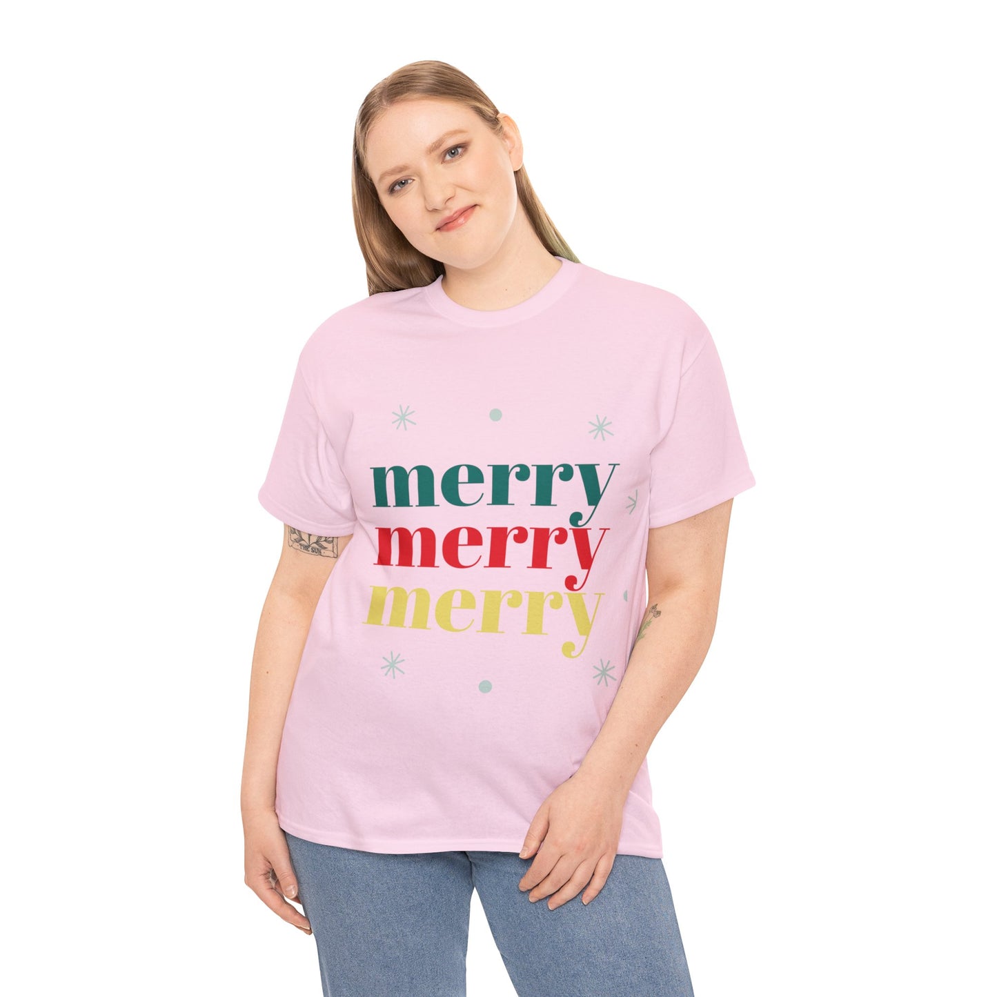 Merry Merry Christmas Cotton Tee