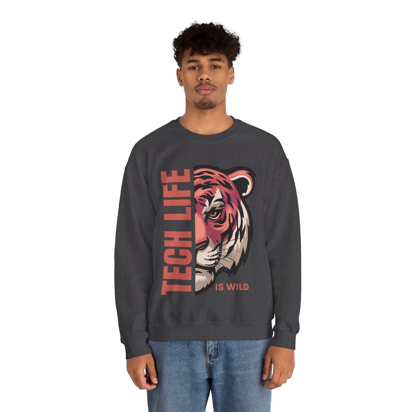 Tech Life is Wild Crewneck Sweatshirt