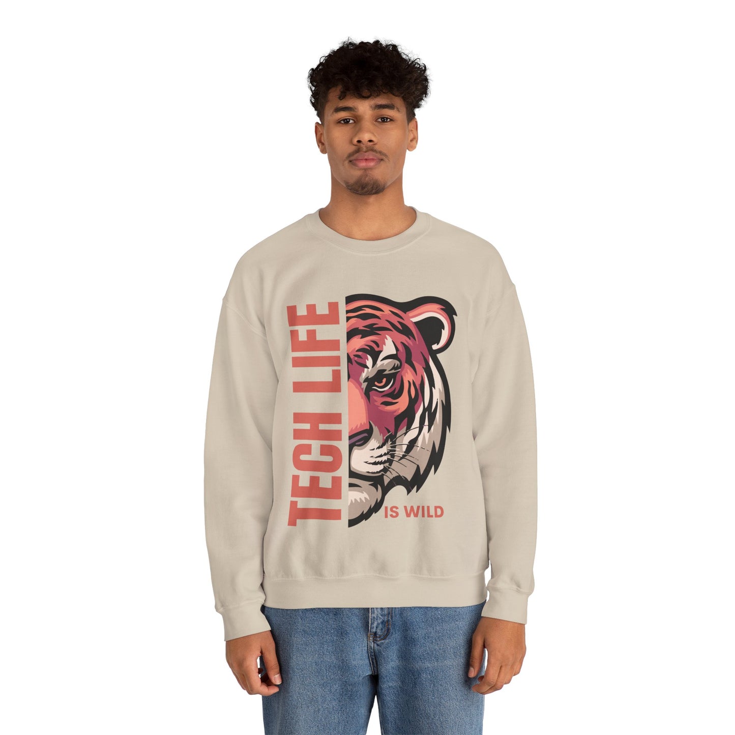 Tech Life is Wild Crewneck Sweatshirt