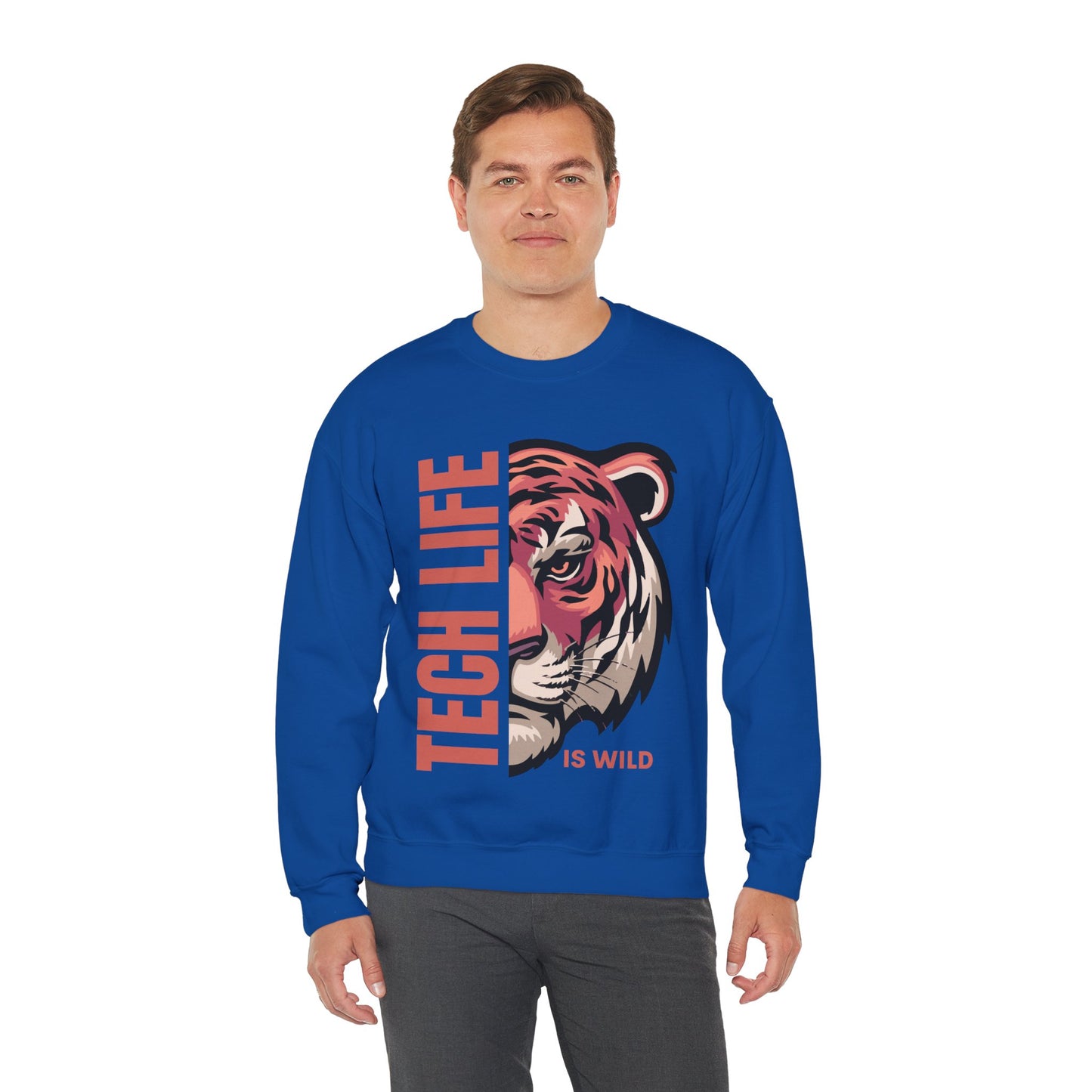 Tech Life is Wild Crewneck Sweatshirt